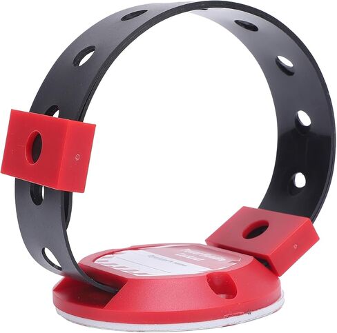 ABS Electrical Panel Handle Lock with Industrial Adhesive, Strap and Two Clips, for 8 to 16mm Handle, withstands wear, Erosion, Temperature Variations in Saudi Arabia