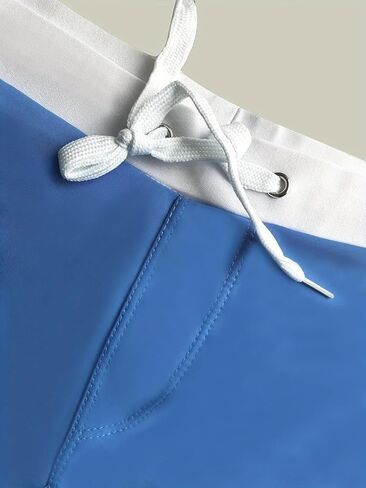 Men’s Swim Trunks Quick Dry Beach Shorts Solid Color Breathable Board Active Shorts with Back Pocket in Saudi Arabia