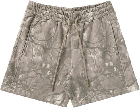 Mens Mesh Graphic Print Shorts Fashion Designer Workout Shorts Retro Casual Cool Streetwear Short Pants in Saudi Arabia