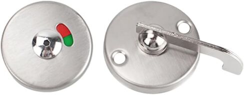 TopHomer 2PCS مقبض قفل باب الحمام من الدرجة التجارية مع مؤشر الإشغال - انظر الوظيفة الشاغرة أو حالة المشاركة في أقفال الحمامات العامة والحمامات in Saudi Arabia