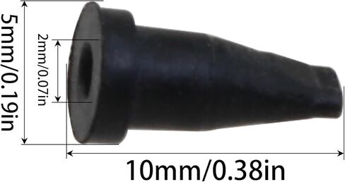 Heyous 10PCS Black Rubber Duckbill Check Valve Replacement Part Fuel Tank Vent for Preventing Liquid and Gas Backflow in Saudi Arabia