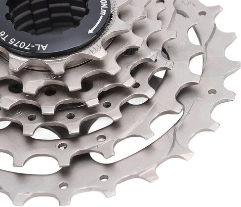 Bicycle Cassette, Low Noise Smooth Rotation 6 Speed Sprocket Stainless Steel Aluminum Alloy for Road Mountain Cyclists and Enthusiasts in Saudi Arabia