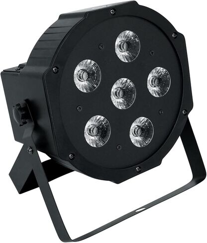 حزمة Rockville Battery PAR 6RF: 2X مصابيح LED RGBWA+UV لاسلكية DMX قابلة لإعادة الشحن مع جهاز تحكم عن بعد RF، حقيبة سفر RLB90 لمصباحين Par ووحدة تحكم وكابلات، 3 عناصر in Kuwait