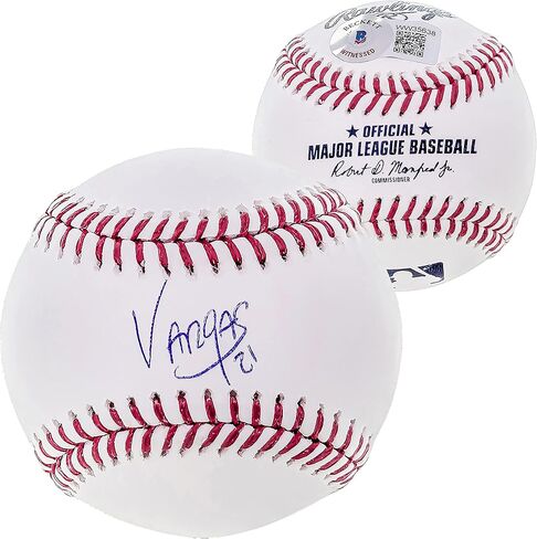Miguel Vargas Autographed Official M.L.B Baseball Los Angeles Dodgers Beckett BAS Witness Stock #207564 in Saudi Arabia