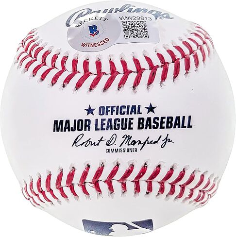 Francisco Alvarez Autographed Official M.L.B Baseball Mets Full Name Beckett BAS Witness Stock #207557 in Saudi Arabia