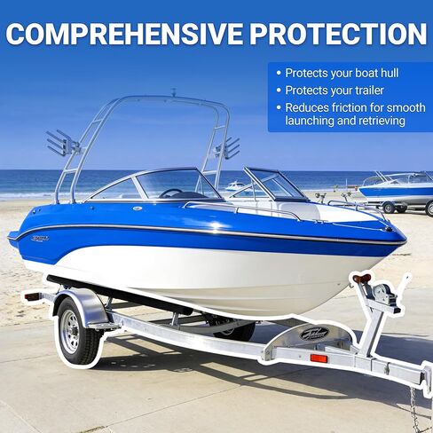 K-Musculo Boat Trailer Bunk Carpet - Boat Bunk Carpet, Marine-Grade Felt Surface + PVC Backing Boat Trailer Carpet, Easy to Cut & Waterproof, for Boat Lift Bunks, Runners and Trailer Bunk in Kuwait