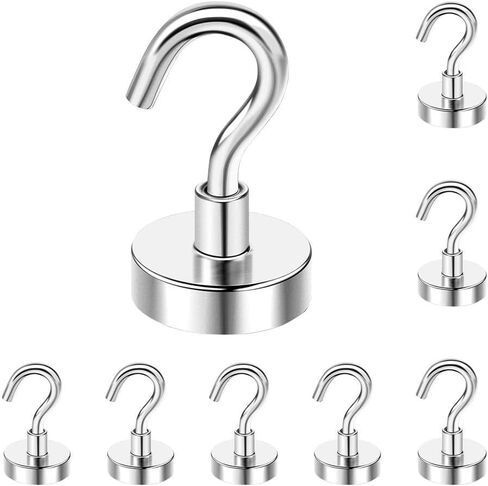 8 Pack Magnetic Hooks,30lbs+ Magnet Hook Cruise Cabin Ship Essentials,Magnetic Cruise Hooks for Hanging, Classroom, Office, and Kitchen in Saudi Arabia