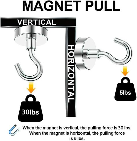 8 Pack Magnetic Hooks,30lbs+ Magnet Hook Cruise Cabin Ship Essentials,Magnetic Cruise Hooks for Hanging, Classroom, Office, and Kitchen in Saudi Arabia
