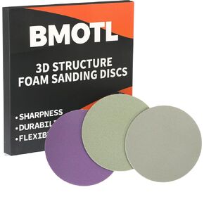 3 Inch Foam Sanding Discs: 12Pcs 3000 Grit Hook & Loop Wet Dry Sand Paper for Random Orbital Sander, Round Sandpaper Replacement Pad for Automotive Polishing/Finishing in Saudi Arabia