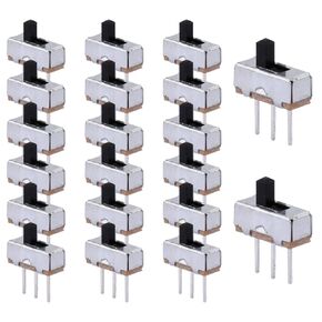 40 قطعة SS12D00G3 SPDT مفتاح منزلق، 3-Pin 2-Position PCB لوحة جبل، عمودي صغير 0.5A 50V DC in Kuwait