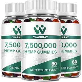 صمغ القنب العضوي عالي الفعالية لتخفيف الألم والقلق أثناء النوم، قوة إضافية متقدمة صالحة للأكل، مستخلص زيت القنب النقي المريح، صمغ منخفض السكر (3 عبوات) in Kuwait