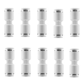10PCS Teflon Feed Tube Connector for 3D Printer Bambu Lab P1P/P1S/X1/X1C/X1E, AMS Feed PTFE Feed Tube Connector FDM 3D Printer Accessories Parts Interface 1 Diameter 4mm Interface 2 Diameter 2.5mm in Kuwait