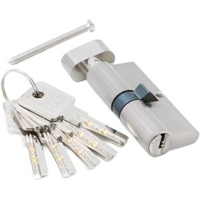 Door Lock DIY 50 55 60 65 70 75 80 85 90 100 Security Copper Lock Cylinder Interior Bedroom Living Handle Brass Key (Color : Ly 55(27.5 27.5)) in Saudi Arabia