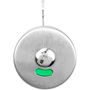 Homoyoyo 1 مجموعة مؤشر المرحاض العام قفل مؤشر الخصوصية قفل الباب مع الحالة دائم الفولاذ المقاوم للصدأ لخصوصية الحمام سهلة التركيب للمراحيض العامة in Kuwait