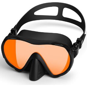 Adult Swim Goggles with Nose Cover, Wide View Diving Mask No Leak Swimming Goggles for Men Women Youth in Kuwait