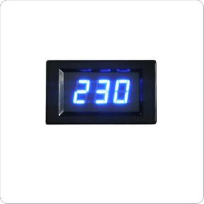 1 قطعة YB4835 LED AC الفولتميتر مقياس الجهد 30-500 فولت شاشة رقمية 100 فولت 110 فولت 120 فولت 240 فولت 380 فولت كاشف D85 فولت لوحة عداد عرض DIY (أرقام زرقاء (أسود)) in Kuwait