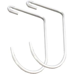 خطافات سطح رفيعة من SafeRacks (أبيض) | عبوتين in Kuwait