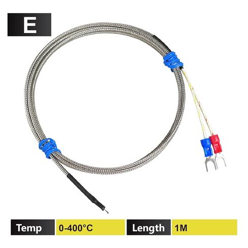 Weldable K Type Thermocouple, Bead Probe, Exposed Sensor, Fast Response, 0-600°C, Industrial Bare Wire(E-1m-0-400) in Saudi Arabia