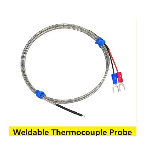 Weldable K Type Thermocouple, Bead Probe, Exposed Sensor, Fast Response, 0-600°C, Industrial Bare Wire(E-1m-0-400) in Saudi Arabia