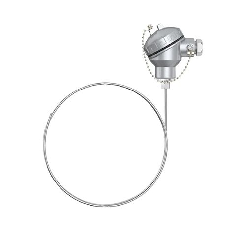 WRNK-131 WZP-131 Armored Thermocouple, Bendable Spring Loaded, K Type, Stainless Steel Flexible Probe, High Temperature Sensor(PT100-8-500mm) in Saudi Arabia