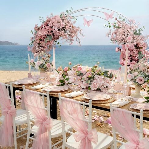 WDF 175Pcs Pink Plastic Plates - Pink and Gold Plates Disposable 25guest Plastic Dinnerware Ideal for Bridal Shower/Wedding/Baby Shower/Spring/Mother's Day in Saudi Arabia