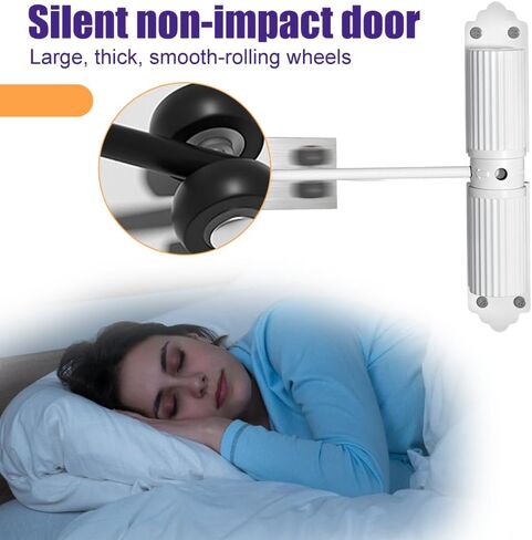 Automatic Door Closer, Adjustable Door Spring Closer Quiet & Heavy Duty Doors Stopper for Home & Commercial Use in Kuwait