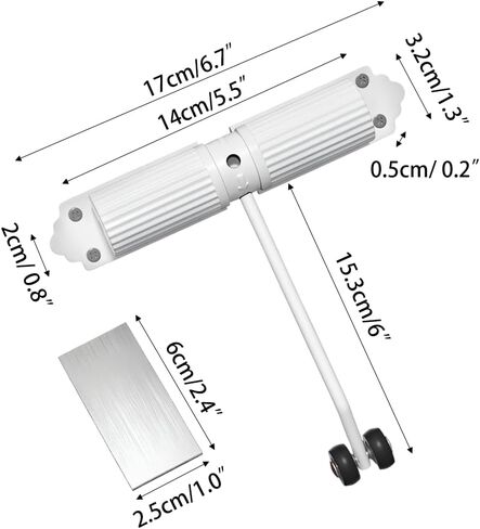 Automatic Door Closer, Adjustable Door Spring Closer Quiet & Heavy Duty Doors Stopper for Home & Commercial Use in Kuwait