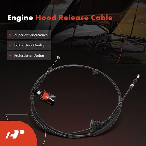 A-Premium Front Hood Latch Release Cable Without Handle Compatible with Nissan Sentra 2013 2014 2015 2016 2017, 74.6 Inch in Saudi Arabia
