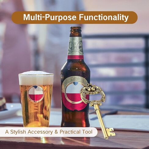Vintage Key Bottle Opener for Bar Antique Style Beer Wine Openers Traditional Festival Dinner Cool Design Bartenders Cute Tools Men and Women Unique Present Idea in Saudi Arabia