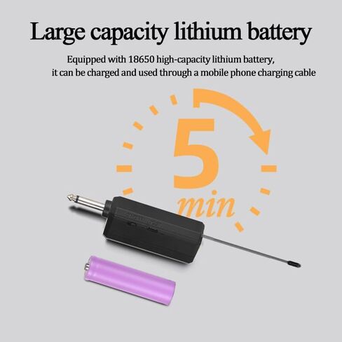 نظام ميكروفون لاسلكي UHF، سماعة رأس وميكروفونات Lavalier مع جهاز إرسال واستقبال Bodypack، للتدريس والكنيسة والتحدث أمام الجمهور والكاريوكي in Kuwait