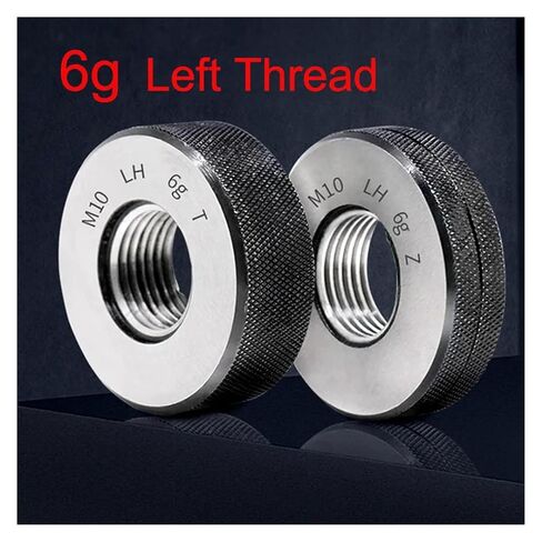 1 Set of Left-Hand Thread Ring Gauge Smooth 6g M1 M2 M3 M22 - M60 Pitch 3(M43X3L 6g Left) in Saudi Arabia