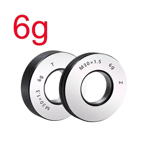 2 Pieces/Set Thread Ring Gauge Pass and Stop Metric 6g M5-M60 Thread Pitch 0.75(M5X0.75 6g) in Saudi Arabia
