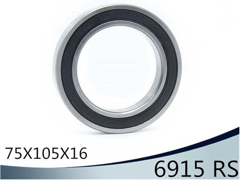 6915 2RS ABEC-1 75x105x16 مللي متر محامل متري رقيقة القسم 61915RS 6915RS in Kuwait
