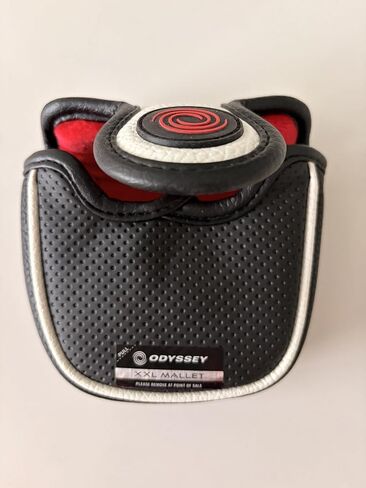 غطاء رأس New Odyssey Ten Putter بإغلاق مغناطيسي - غطاء أحمر وأبيض in Saudi Arabia