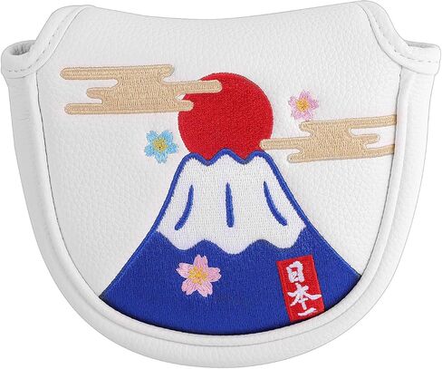SHABIER Mt. Fuji, Japan Design Mallet Putter Headcover for Mallet Headcover in Saudi Arabia