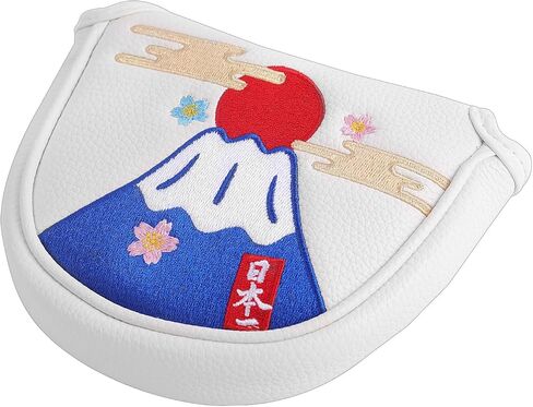 SHABIER Mt. Fuji, Japan Design Mallet Putter Headcover for Mallet Headcover in Saudi Arabia