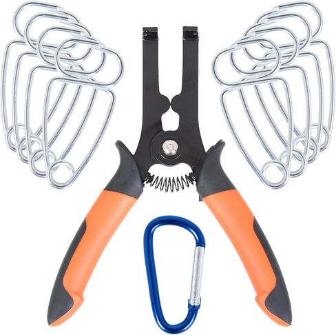 PLATATO 10 قطع من المشابك الزنبركية المحملة بالزنبرك مع 8 مشابك ميترية للتقليم، والأعمال الخشبية، وإطارات الصور، وأداة تشكيل التاج in Kuwait