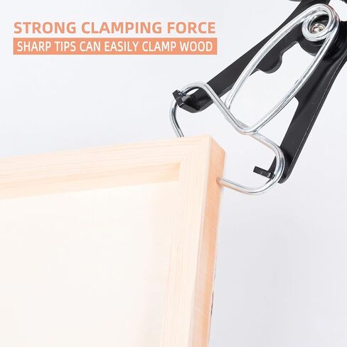 PLATATO 10 قطع من المشابك الزنبركية المحملة بالزنبرك مع 8 مشابك ميترية للتقليم، والأعمال الخشبية، وإطارات الصور، وأداة تشكيل التاج in Kuwait