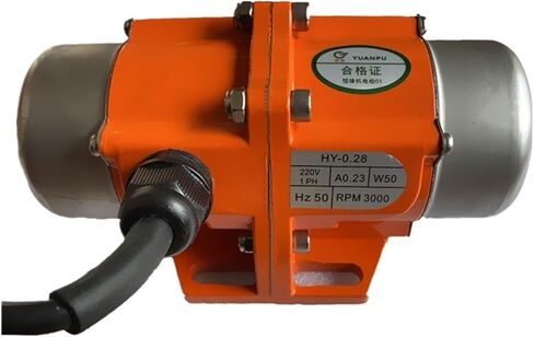 110V 220V 380V AC Vibration Motor Aluminum Alloy Concrete Vibrator 15W-40W Single-phase Three-phase Adjustable Speed Vibrator(110V40W Single-phase) in Saudi Arabia