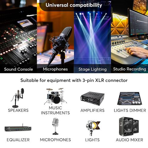 كابل 4 قنوات XLR أنثى ذكر اندلاع 4 خطوط من الصوت التناظري XLR، AES3، DMX أو COM، مع جهاز استقبال ثعبان شبكة Cat5/cat6 in Saudi Arabia
