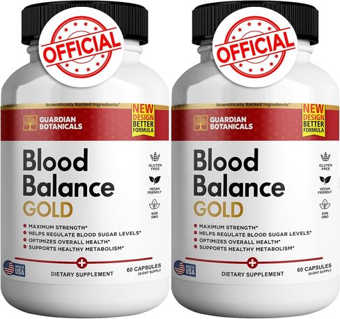 Guardian Botanicals Blood Balance تركيبة طبيعية بالكامل للحفاظ على مستويات صحية، تركيبة يومية ذات قوة قصوى، مراجعات توازن الدم (عبوة واحدة - 60 كبسولة) in Kuwait