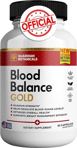 Guardian Botanicals Blood Balance تركيبة طبيعية بالكامل للحفاظ على مستويات صحية، تركيبة يومية ذات قوة قصوى، مراجعات توازن الدم (عبوة واحدة - 60 كبسولة) in Kuwait