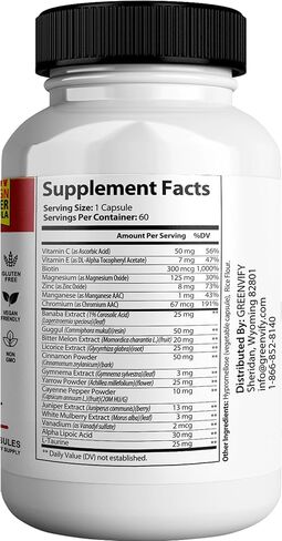 Guardian Botanicals Blood Balance تركيبة طبيعية بالكامل للحفاظ على مستويات صحية، تركيبة يومية ذات قوة قصوى، مراجعات توازن الدم (عبوة واحدة - 60 كبسولة) in Kuwait