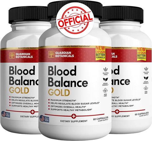 Guardian Botanicals Blood Balance تركيبة طبيعية بالكامل للحفاظ على مستويات صحية، تركيبة يومية ذات قوة قصوى، مراجعات توازن الدم (عبوة واحدة - 60 كبسولة) in Kuwait