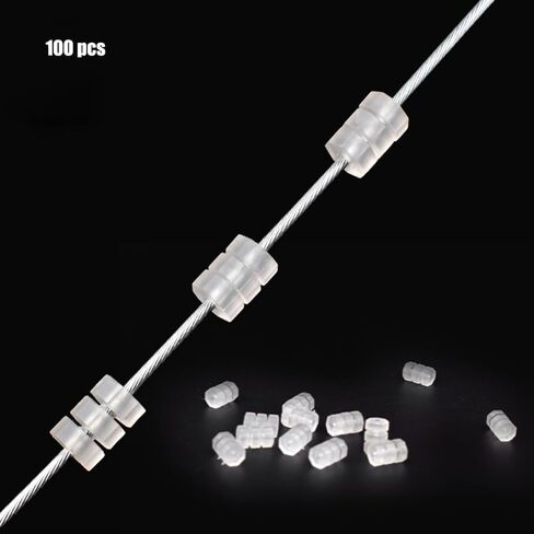 100 قطعة O Ring Donuts سيليكون كسر كابل حامي إطار الكابل التفاف حماية لفرامل الدراجة وكابلات تروس Derailleur (100 قطعة O Ring) in Saudi Arabia
