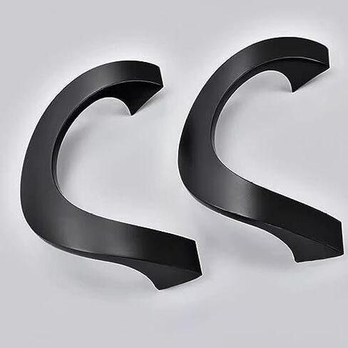 الألومنيوم الثقيلة باب الحظيرة مقبض سحب الزجاج التجاري سحب للمنزل مكتب مخزن دخول أسود 18 سنتيمتر (7 1/8 ") * 14.5 سنتيمتر in Saudi Arabia