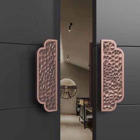 Aluminum Chinese Style Commercial Double Side Entry Handle for Wood/Glass Gate Push Pull Door Handles Hardware (Style6 30X20cm/11.8"X7.9") in Saudi Arabia