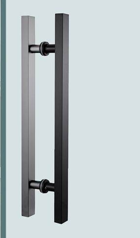 Modern Heavy Duty Commercial Glass Door Handle for Outdoor Barn Office and Shop Entrance Push Pull Design 36cm in Saudi Arabia