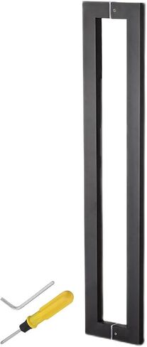 Stainless Steel Glass Sliding Door Pull Handle 24/31/47 inch with Fittings Square Entry Handle for Shower Barn Interior Exterior Doors in Saudi Arabia