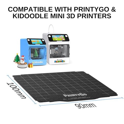 لوحة بناء SainSmart PrintyGo PEI، سرير مسخن من ملاءة PEI مغناطيسية مرنة، تسطيح عالٍ، استبدال سرير مُدفأ لطابعة SainSmart PrintyGo & Kidoodle الصغيرة ثلاثية الأبعاد للأطفال in Saudi Arabia